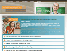 Tablet Screenshot of devenirenseignant.ecbretagne.org